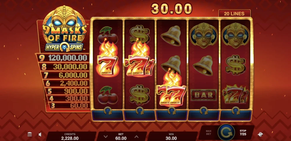 9 Masks of Fire HyperSpins